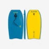 Bodyboard 100 Bleu Jaune Avec Leash Poignet -Aqua Soldes bodyboard 100 bleu jaune avec leash poignet