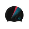 Bonnet De Bain Arena Print 2 Threefold -Aqua Soldes bonnet de bain arena print 2 threefold