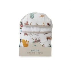 Little Unicorn Cape De Bain à Capuche - Coton - 2-5 Ans -Aqua Soldes cape de bain a capuche coton 2 5 ans 6