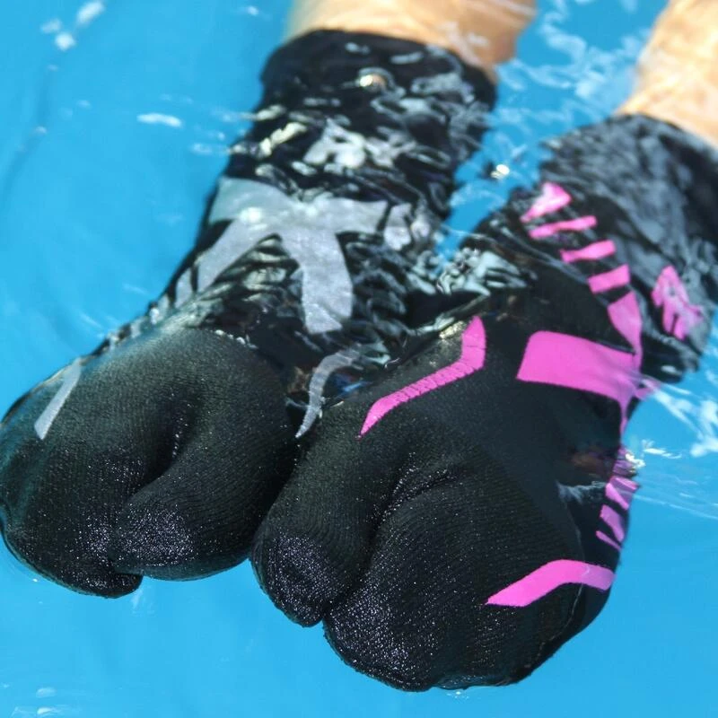 Chaussettes Natation Adulte Piscine Antidérapantes Antibactérien Fuchsia 6 Chaussettes Natation Adulte Piscine Antidérapantes Antibactérien Fuchsia – Image 4