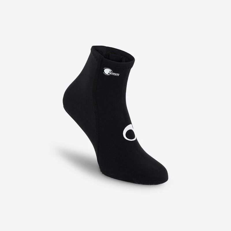 Chaussettes Plongée Néoprène 2mm - Noir 3 Chaussettes Plongée Néoprène 2mm - Noir