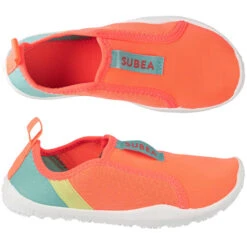 Chaussures Aquatiques élastiques Enfant - Aquashoes 120 Corail -Aqua Soldes chaussures aquatiques elastiques enfant aquashoes 120 corail 2
