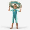 Combinaison Anti UV Bébé Kloupi Vert Imprimé SAVANE -Aqua Soldes combinaison anti uv bebe kloupi vert imprime savane