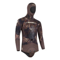 BEUCHAT Combinaison De Chasse Sous-marine Rocksea Trigocamo Wide Veste 7mm -Aqua Soldes combinaison de chasse sous marine rocksea trigocamo wide veste 7mm 4