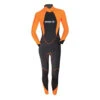 BEUCHAT Combinaison De Plongée Sous-marine 3 Mm Femme ATOLL, Orange Et Noir -Aqua Soldes combinaison de plongee sous marine 3 mm femme atoll orange et noir