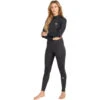 Billabong Combinaison De Surf 5/4mm Zip Dos - Noir - Launch - Femme -Aqua Soldes combinaison de surf 54mm zip dos noir launch femme
