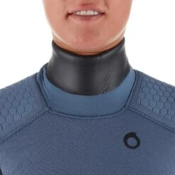 Combinaison Plongée Semi-étanche Femme Néoprène 7mm - Bleu Gris -Aqua Soldes combinaison plongee semi etanche femme neoprene 7mm bleu gris 4