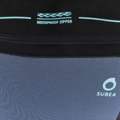 Combinaison Plongée Semi-étanche Femme Néoprène 7mm - Bleu Gris -Aqua Soldes combinaison plongee semi etanche femme neoprene 7mm bleu gris 6