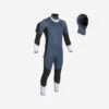 Combinaison Plongée Semi-étanche Homme Néoprène 7mm - Bleu Gris -Aqua Soldes combinaison plongee semi etanche homme neoprene 7mm bleu gris