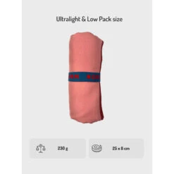 Drap De Bain Microfibre Certifié Oeko TEX, Ultra Léger, Rose, XL -Aqua Soldes drap de bain microfibre certifie oeko tex ultra leger rose xl 2