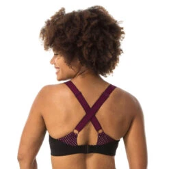 Haut De Maillot De Bain Aquagym-aquabike Femme Elea Noir Bordeaux -Aqua Soldes haut de maillot de bain aquagym aquabike femme elea noir bordeaux 2