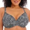 ELOMI Haut De Maillot De Bain Plongeant Grande Taille Pebble Cove -Aqua Soldes haut de maillot de bain plongeant grande taille pebble cove