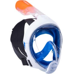 Kit De Snorkeling Masque Easybreath Palmes Bleu Junior / Enfant -Aqua Soldes kit de snorkeling masque easybreath palmes bleu junior enfant 2