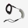 Leash Spiralé Bodyboard 900 Biceps Noir -Aqua Soldes leash spirale bodyboard 900 biceps noir