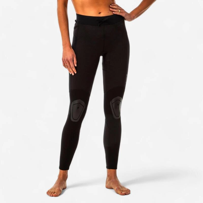 LEGGING ANTI UV SURF 900 FEMME NOIR Avec Découpes En NÉOPRÈNE 3 LEGGING ANTI UV SURF 900 FEMME NOIR Avec Découpes En NÉOPRÈNE