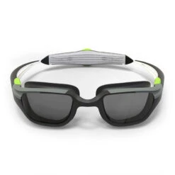 Lunettes De Natation TURN - Verres Fumés - Taille Unique - Noir Gris Jaune -Aqua Soldes lunettes de natation turn verres fumes taille unique noir gris jaune 2