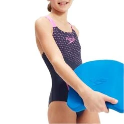Maillot De Bain Speedo Filles Medley Logo Medaliste Enfant -Aqua Soldes maillot de bain speedo filles medley logo medaliste enfant 4