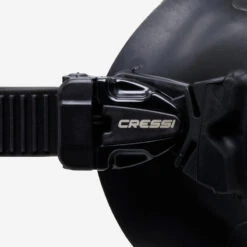 MASQUE DE CHASSE SOUS MARINE ET APNEE ATOM CRESSI NOIR -Aqua Soldes masque de chasse sous marine et apnee atom cressi noir 4