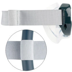 Masque Plongée Enfant - 100 Gris Perle -Aqua Soldes masque plongee enfant 100 gris perle 5