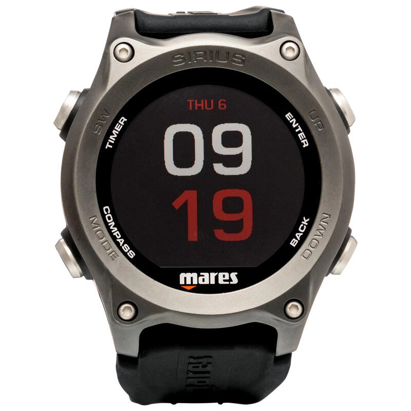 Ordinateur De Plongée Mares Sirius Noir Gris 5 Ordinateur De Plongée Mares Sirius Noir Gris – Image 3