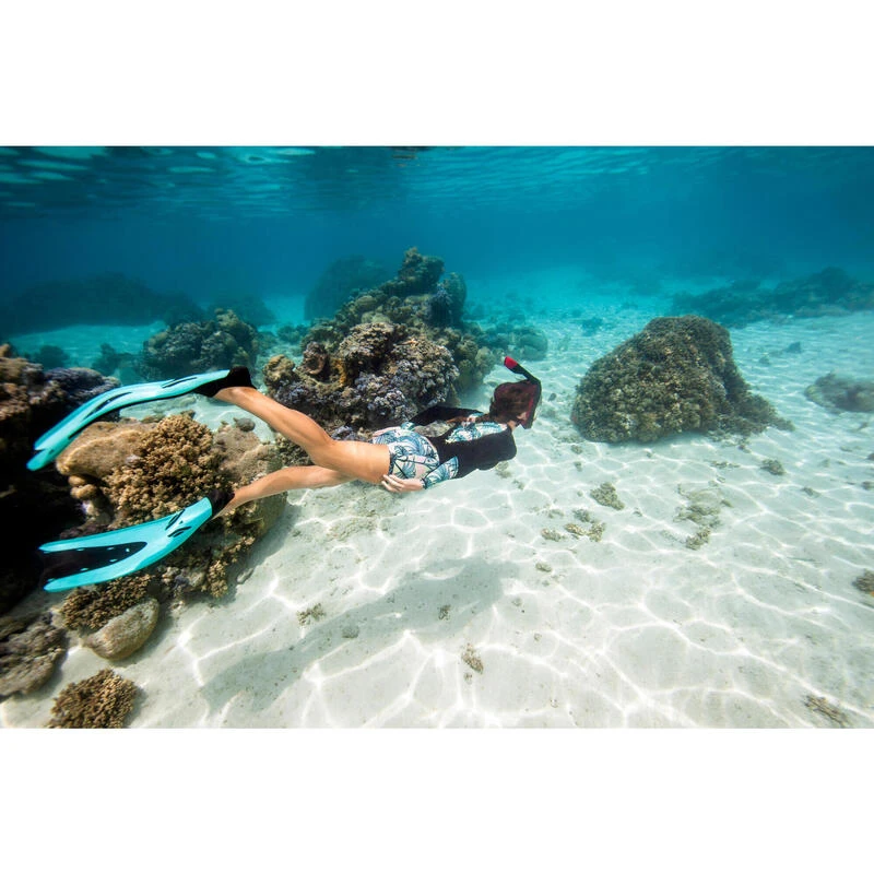 Palmes Plongée - FF 500 Soft Turquoise Fluo 4 Palmes Plongée - FF 500 Soft Turquoise Fluo – Image 2