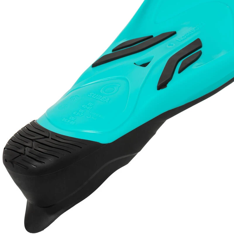 Palmes Plongée - FF 500 Soft Turquoise Fluo 8 Palmes Plongée - FF 500 Soft Turquoise Fluo – Image 6