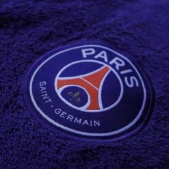 Peignoir De Bain Adulte 100% Coton Football Paris - Ruban -Aqua Soldes peignoir de bain adulte 100 coton football paris ruban 6