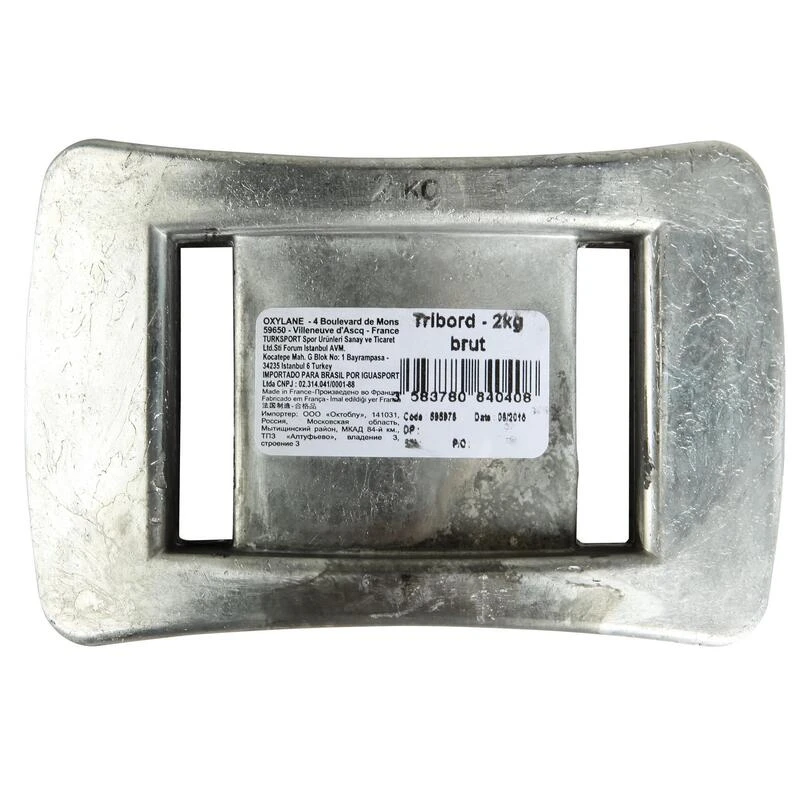 Plombs Plongée Brut 2kg Pour Plongée, Chasse Sous Marine, Apnée 5 Plombs Plongée Brut 2kg Pour Plongée, Chasse Sous Marine, Apnée – Image 3