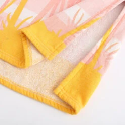 PONCHO SURF 500 ADULTE Print Sunny -Aqua Soldes poncho surf 500 adulte print sunny 2