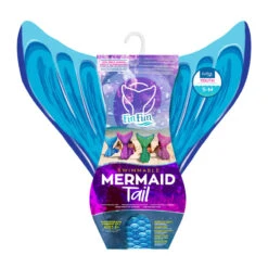 Queue De Sirène - Fin Fun - Bleue Complète Junior -Aqua Soldes queue de sirene fin fun bleue complete junior 3