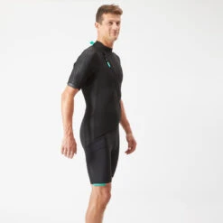 Shorty Neoprene 2mm Easy Avec Fermeture Diagonale Frontal Homme Frontzip -Aqua Soldes shorty neoprene 2mm easy avec fermeture diagonale frontal homme frontzip 2