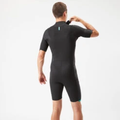 Shorty Neoprene 2mm Easy Avec Fermeture Diagonale Frontal Homme Frontzip -Aqua Soldes shorty neoprene 2mm easy avec fermeture diagonale frontal homme frontzip 3