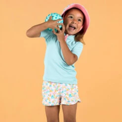 T-shirt Anti UV Bébé Manches Courtes Bleu Clair 16 T-shirt Anti UV Bébé Manches Courtes Bleu Clair -Aqua Soldes t shirt anti uv bebe manches courtes bleu clair 4