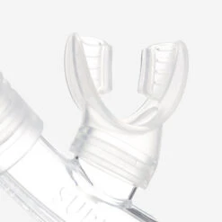 Tuba Plongée Avec Soupape - 100 Kaki -Aqua Soldes tuba plongee avec soupape 100 kaki 4