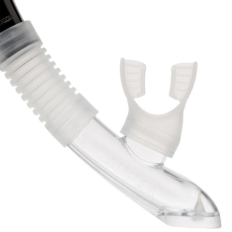 Tuba Plongée Avec Soupape - 100 Noir 4 Tuba Plongée Avec Soupape - 100 Noir – Image 2