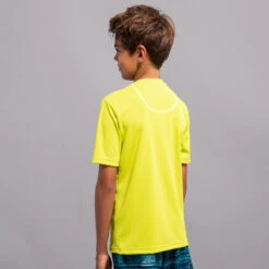 Water Tee Shirt Anti UV Manche Courte Junior Vert -Aqua Soldes water tee shirt anti uv manche courte junior vert 2